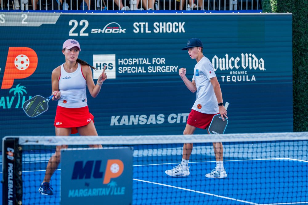 STL Shock Dominate MLP Kansas City with Undefeated 4-0 Performance, Reclaiming 1st Place in Major League Pickleball Standings