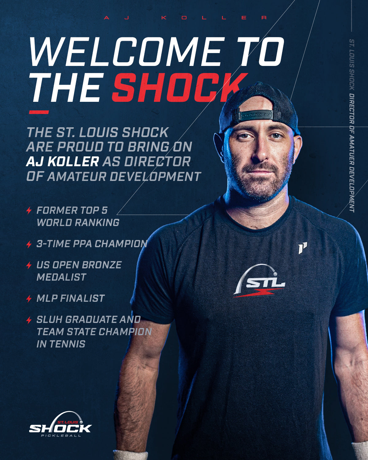 St. Louis Shock Welcomes AJ Koller as Director of Amateur Development