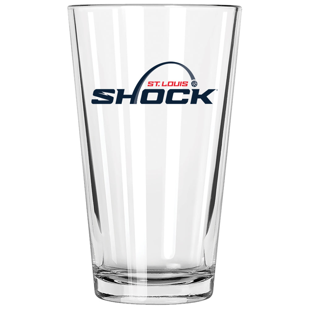 16oz Pint Glass, Direct Print, St. Louis Shock Primary Logo