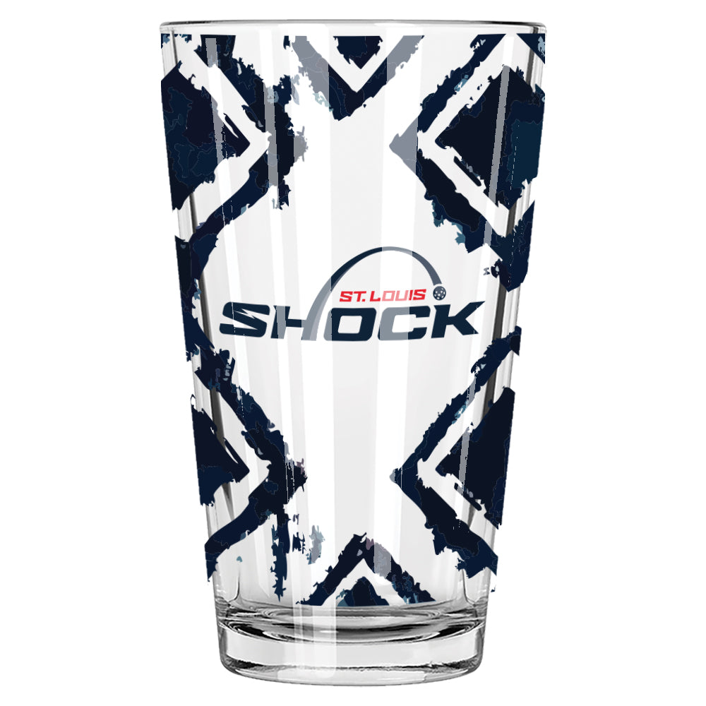 16oz Clear Pint Glass, St Louis Shock