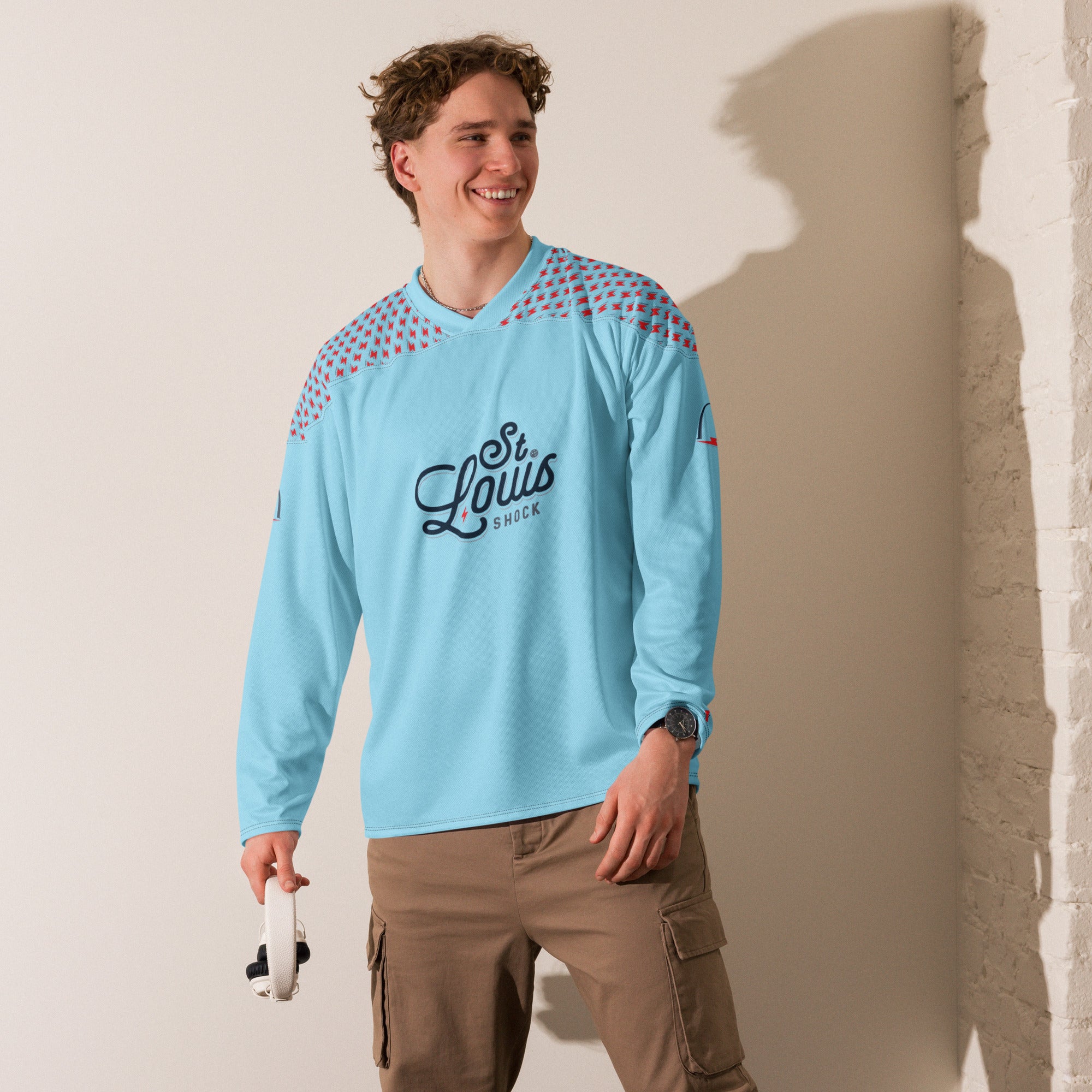 Hockey Style Shock Jersey, Vintage Look (Unisex)