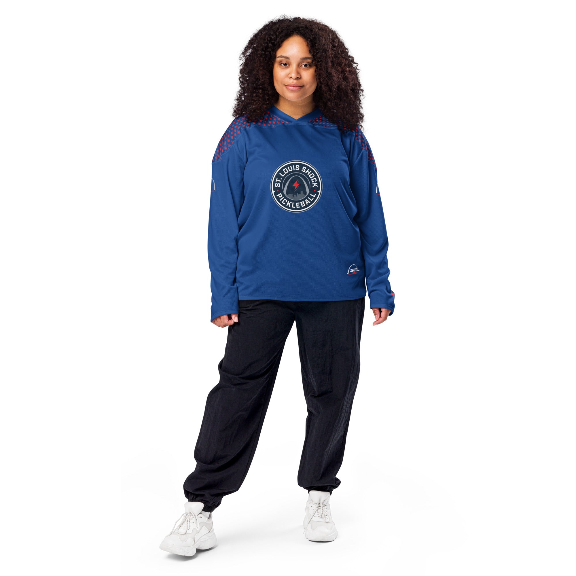 HOCKEY STYLE SHOCK JERSEY, BADGE LOOK (UNISEX)