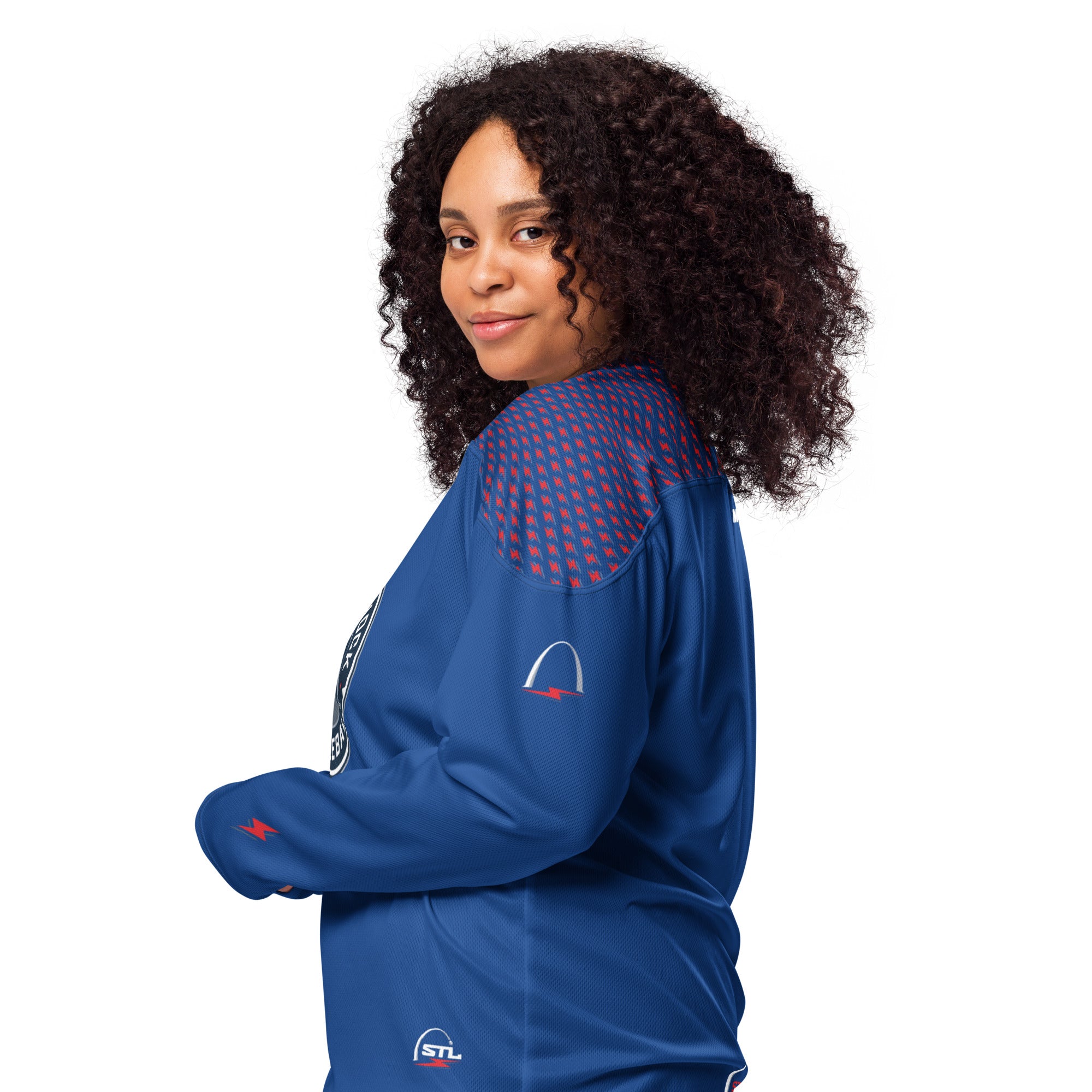 HOCKEY STYLE SHOCK JERSEY, BADGE LOOK (UNISEX)