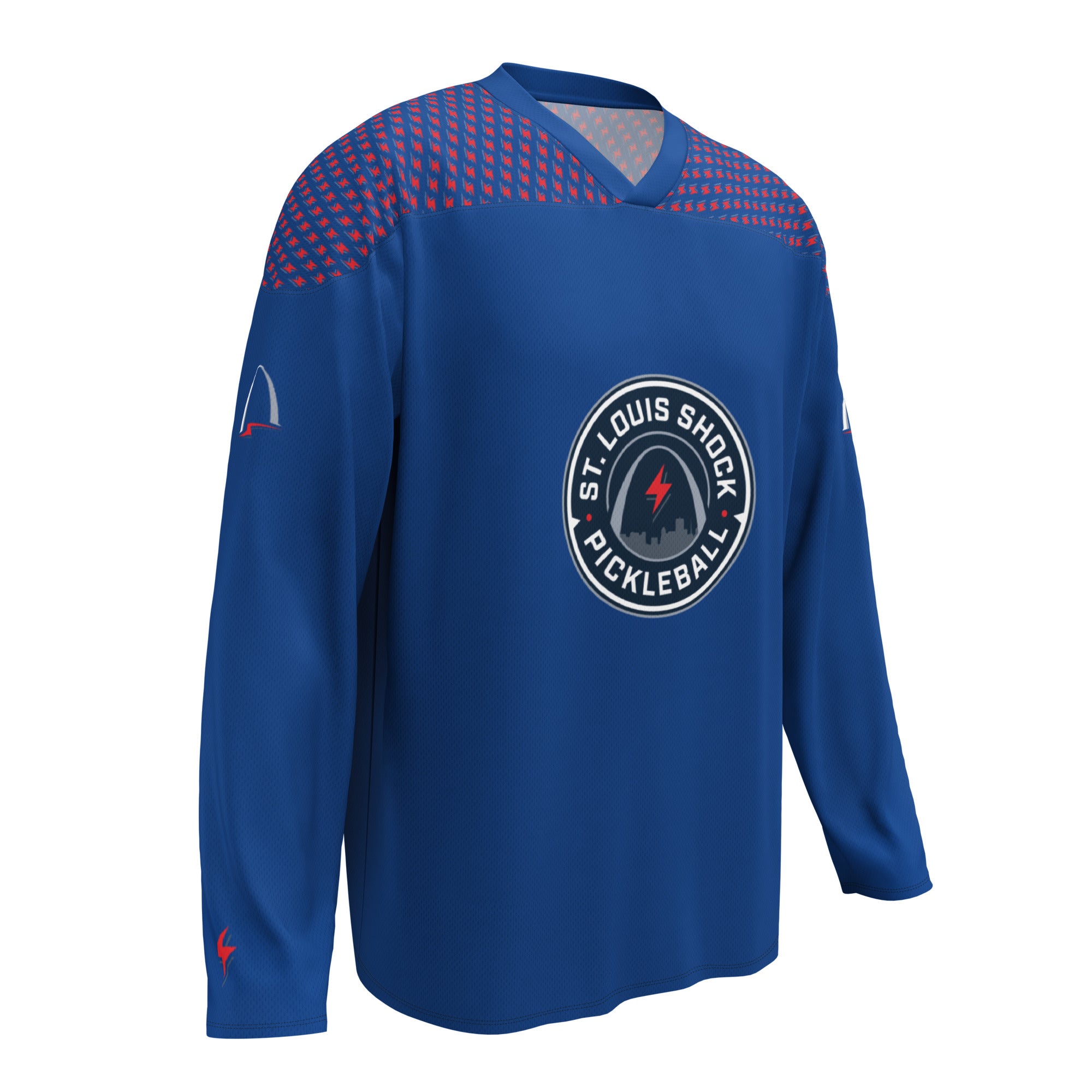 HOCKEY STYLE SHOCK JERSEY, BADGE LOOK (UNISEX)