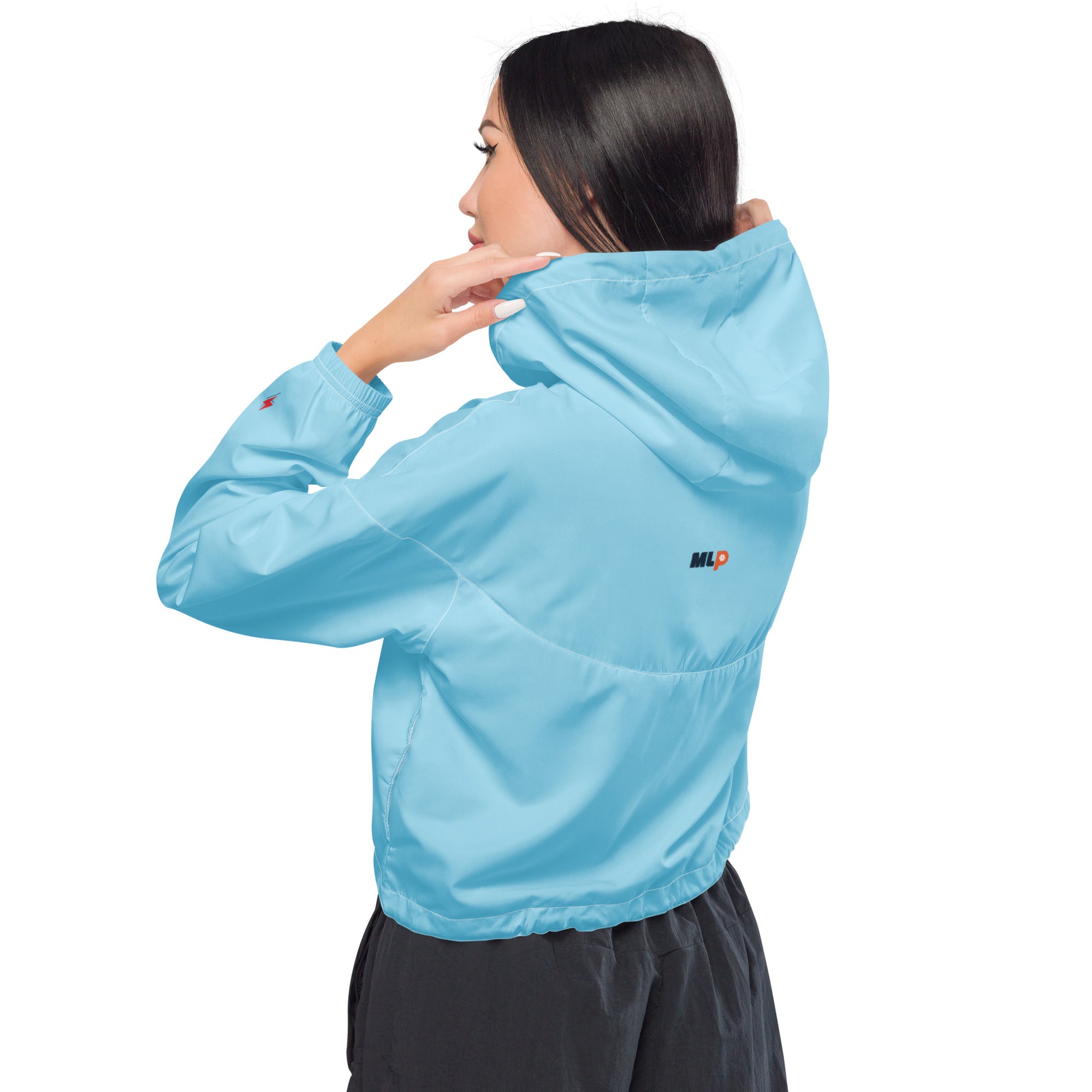 Cropped women’s windbreaker hoodie - Team Edition