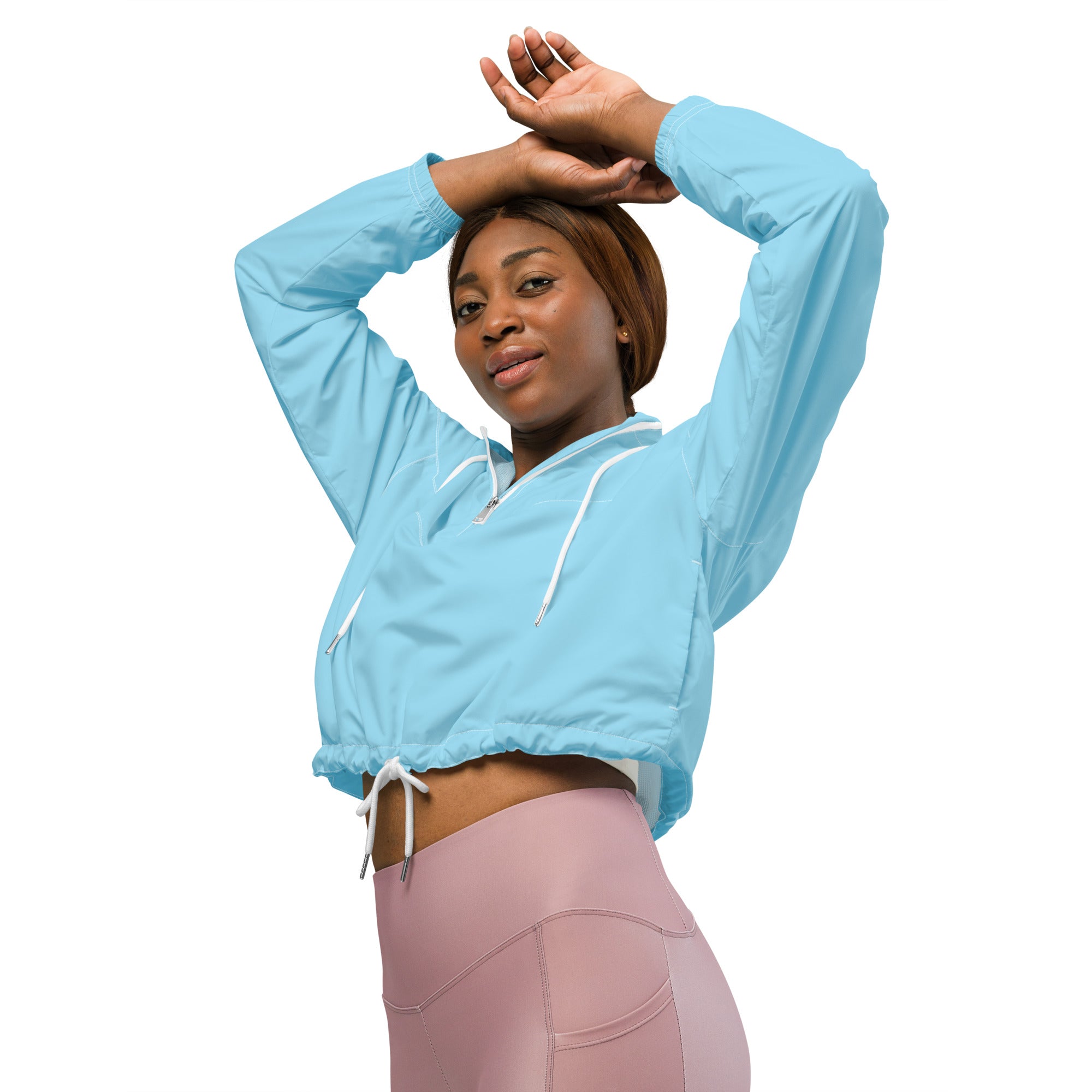 Cropped women’s windbreaker hoodie - Team Edition