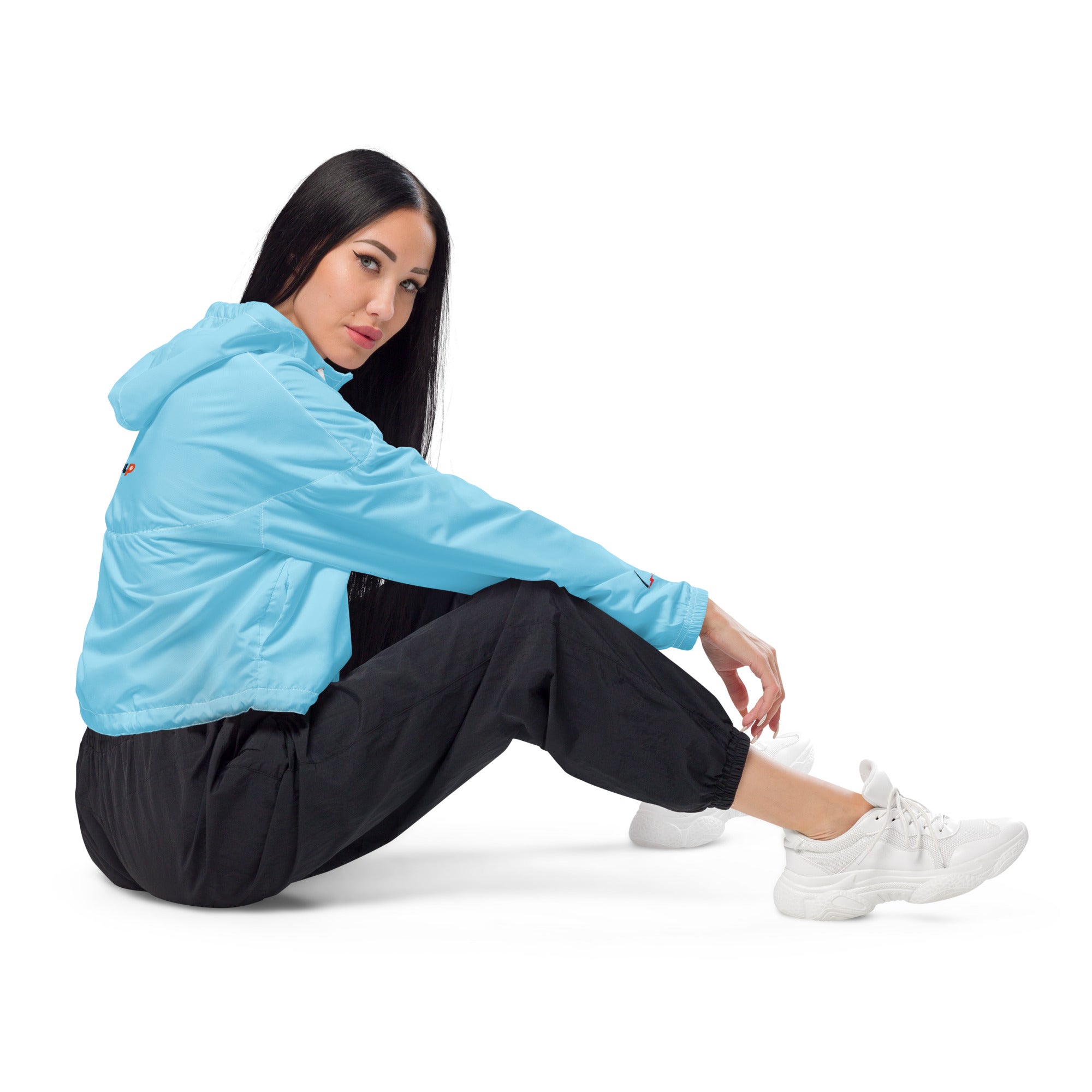 Cropped women’s windbreaker hoodie - Team Edition