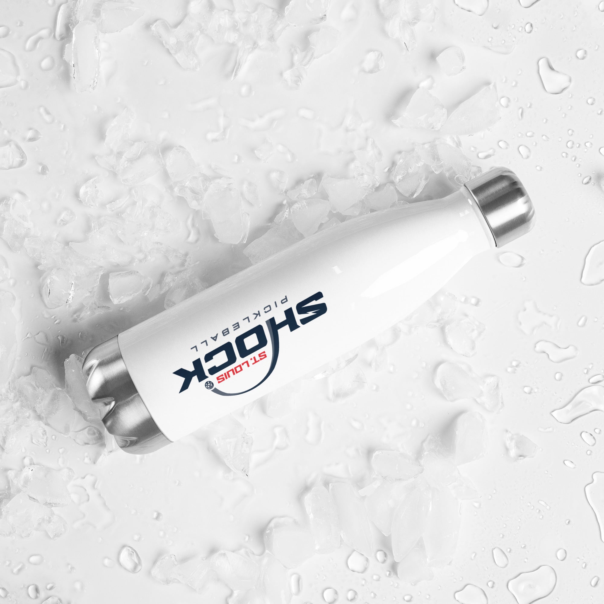Shock stainless steel water bottle