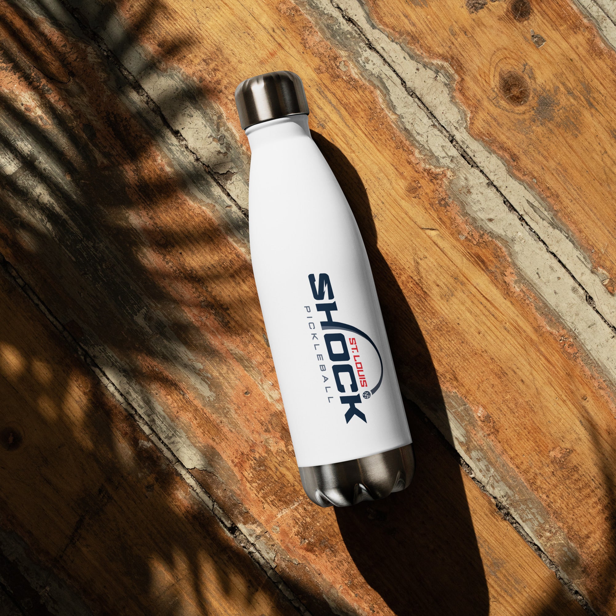 Shock stainless steel water bottle