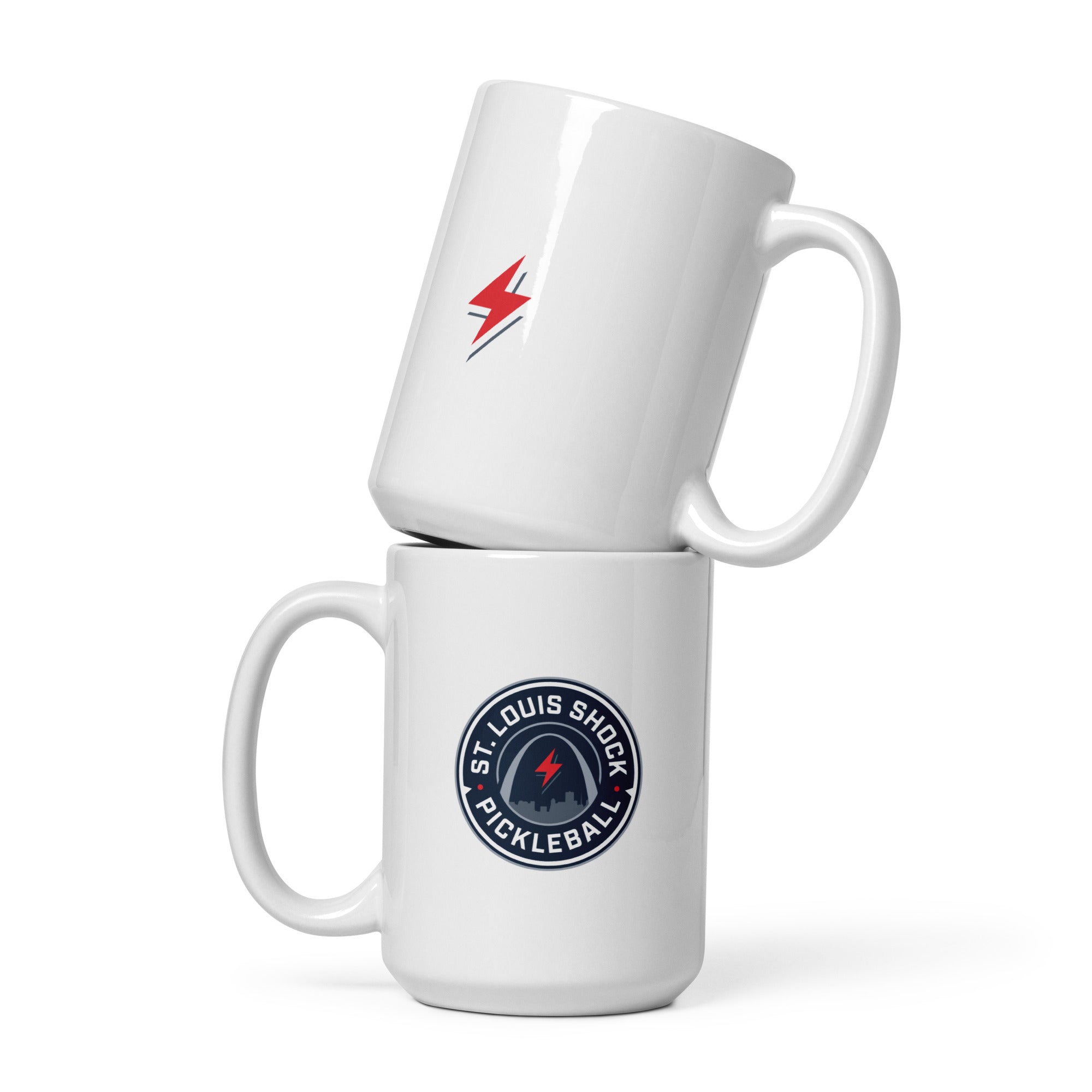 White Shock coffee mug