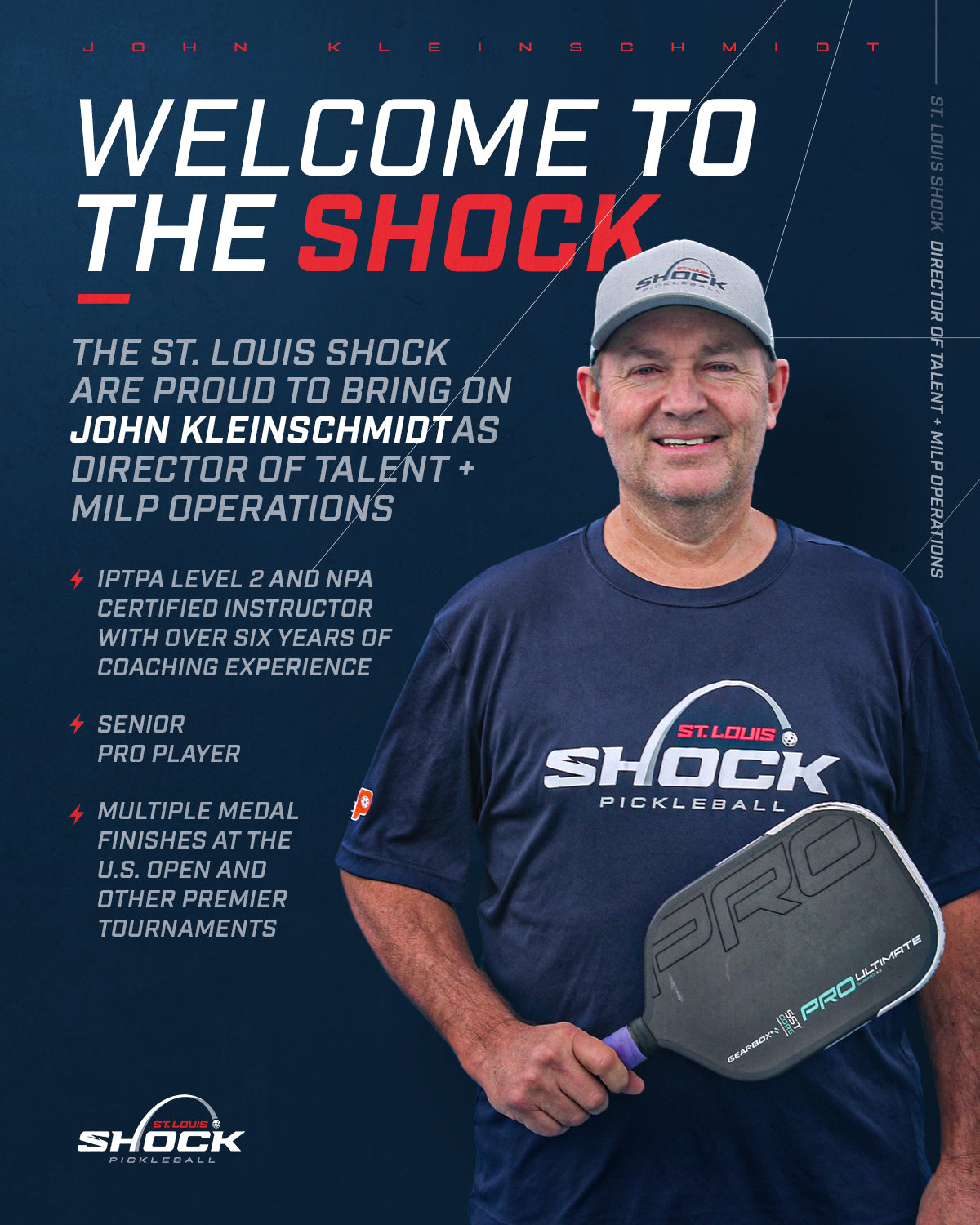 2/01/25 Clinic & DUPR Rating Session - St. Louis Shock Pickleball Clinic with John Kleinschmidt